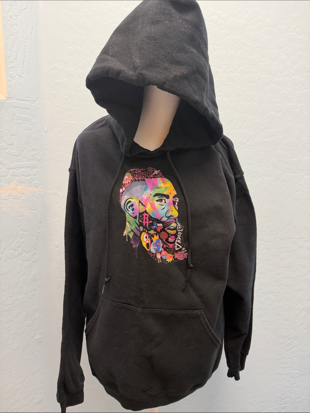 Black Hoodie James Harden Fear the Beard size M